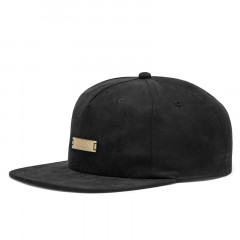 suede flatbrim cap